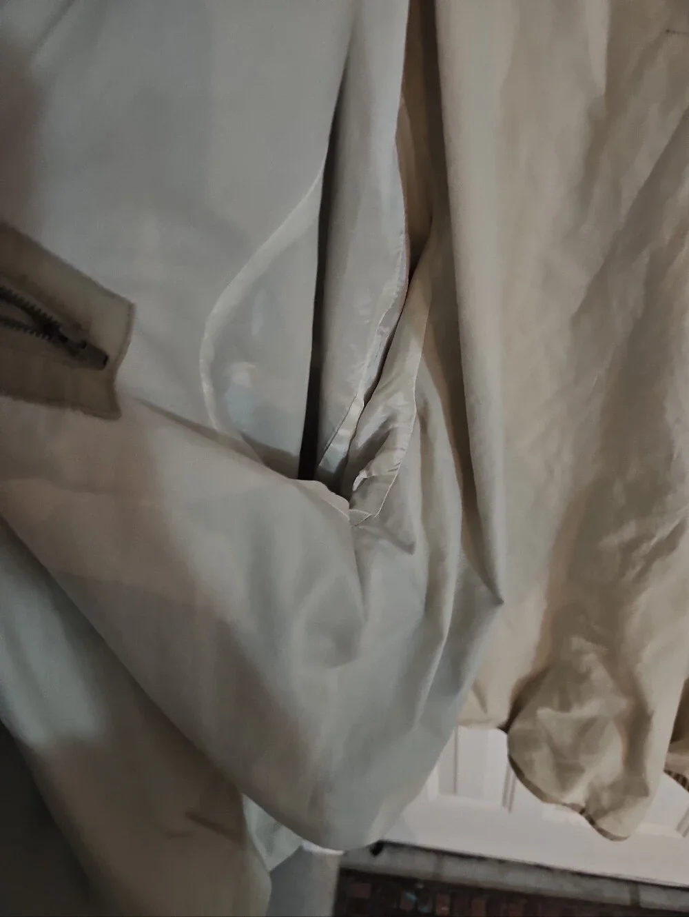 Tommy Bahama Men's Light Tan Zip Shirt Jacket
